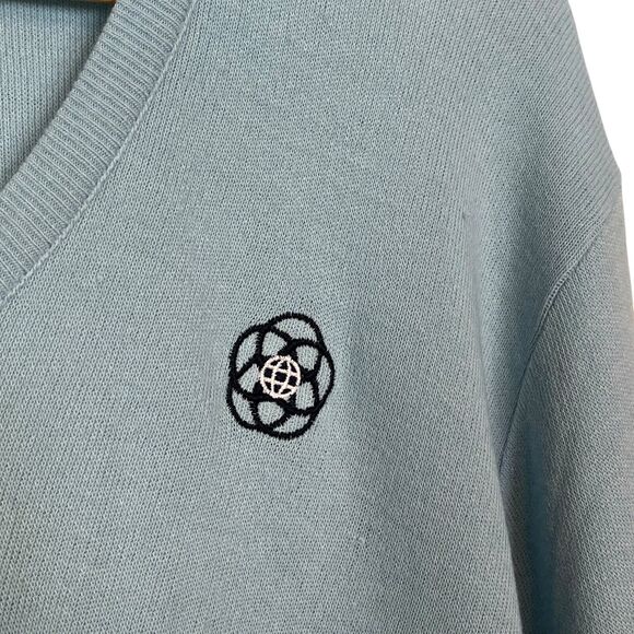 Walt Disney World Epcot Center 1982 Vintage V-Neck Blue Long Sleeve Pullover XL - Picture 7 of 16